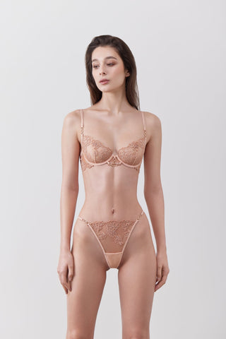 peachy String Thong Slip
